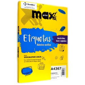 ETIQUETA ADES A4367 C/100FL 210MM X 297MM MAXPRINT