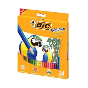 LAPIS DE COR BIC EVOLUTION 24 CORES
