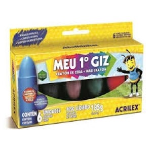 GIZAO DE CERA MEU PRIMEIRO GIZ ACRILEX