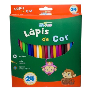 LAPIS DE COR 24 CORES  LEO LEO