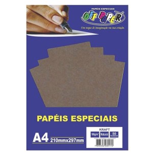 PAPAPEL GLITTER 180G OFF PAPER 05 FOLHAS PRETO