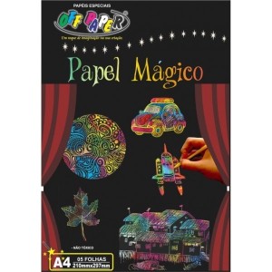 PAPEL MAGICO A4 5 FLS COM BASTAO OFF PAPER