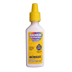 TINTA NANKIN 20ML ACRILEX BRANCO