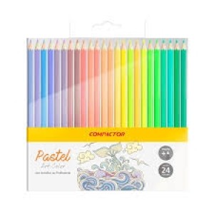 LAPIS DE COR 24 CORES COMPACTOR PASTEL