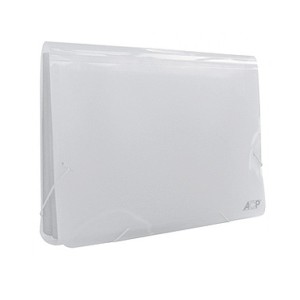 PASTA SANFONADA A4 12DIV CRISTAL