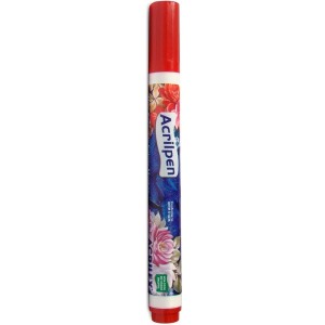 CANETA P/ TECIDO ACRILPEN VERMELHO FOGO ACRILEX
