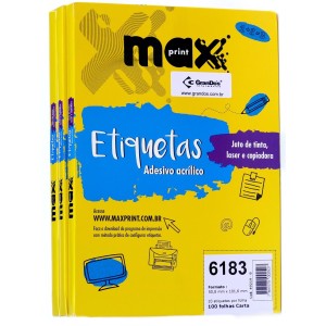 ETIQUETA ADES 6183 100FLS 50,8 X 101,6MM  MAXPRINT