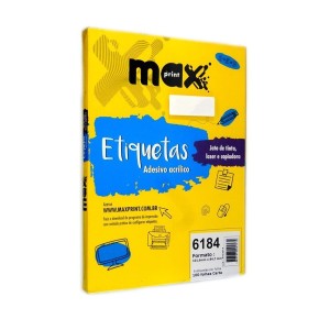 ETIQUETA ADES 6184 COM 100FL 101,6 X 84,7  MAXPRINT