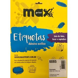 ETIQUETA ADESIVA COM 10FL MAXPRINT 6089 16,93 X 44,45MM