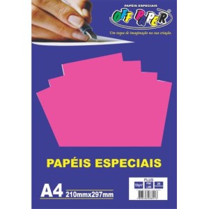 PAPEL COLOR PLUS 120G A4 OFF PAPER PINK