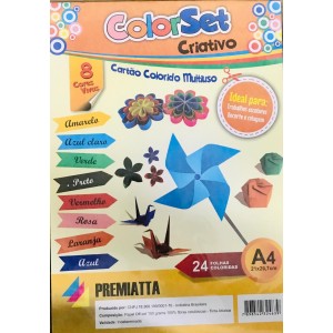 BLOCO CRIATIVO 8 CORES PREMIATA