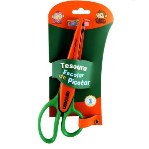 TESOURA DE PICOTAR ESCOLAR LEOELEO 4586