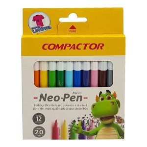 CANETINHA 12 CORES NEO PEN COMPACTOR