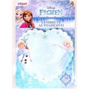 NOTA ADESIVOS 30 FOLHAS FROZEN ETIPEL