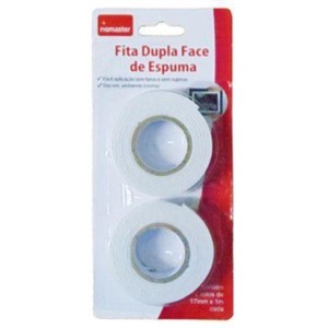 FITA DUPLA FACE COM 02 ESPUMA 17MMX1MT RMI9395 RIO
