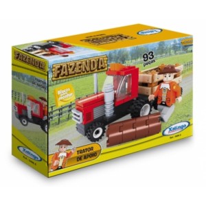 BLOCOS PARA MONTAR 93PCS XALINGO FAZENDA 04065