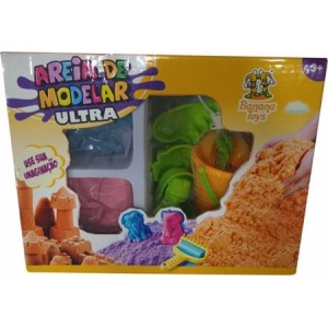 MASSA DE AREIA ULTRA COM ACESSORIOS BANANA TOYS