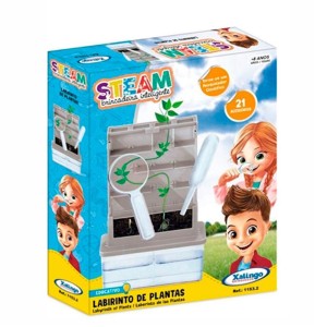 STEAM BRINCADEIRA INTELIGENTE XALINGO LABIRINTO DE PLANTAS