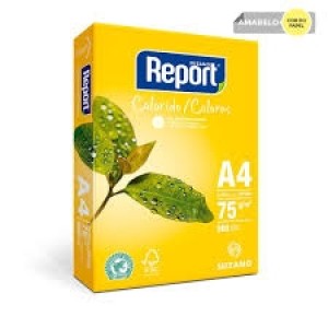 SULFITE A4 REPORT COLOR AMARELO 500 FLS