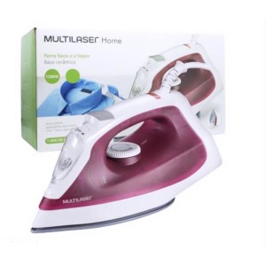 FERRO DE PASSAR SECO E A VAPOR MULTILASER 127V HO009