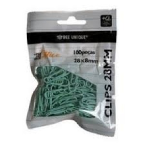 JOGO DE CLIPS COLORIDO 100PCS