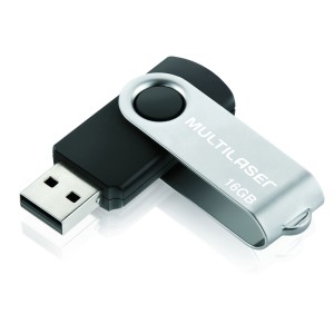 PEN DRIVE MULTILASER 16GB TWIST